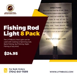 Fishing Rod Light 8 Pack